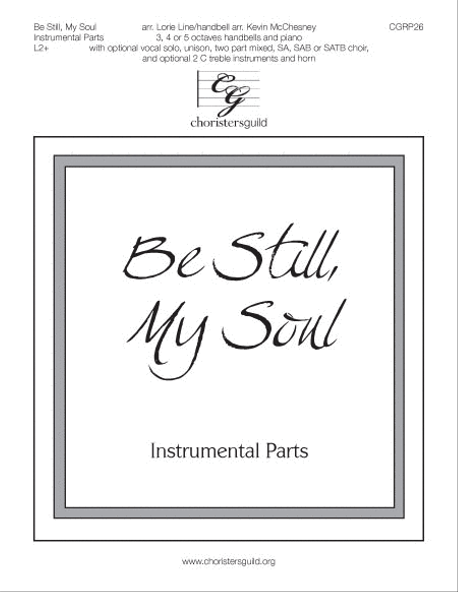 Be Still, My Soul Reproducible Instrumental Parts Piano scores gallery preview page 1