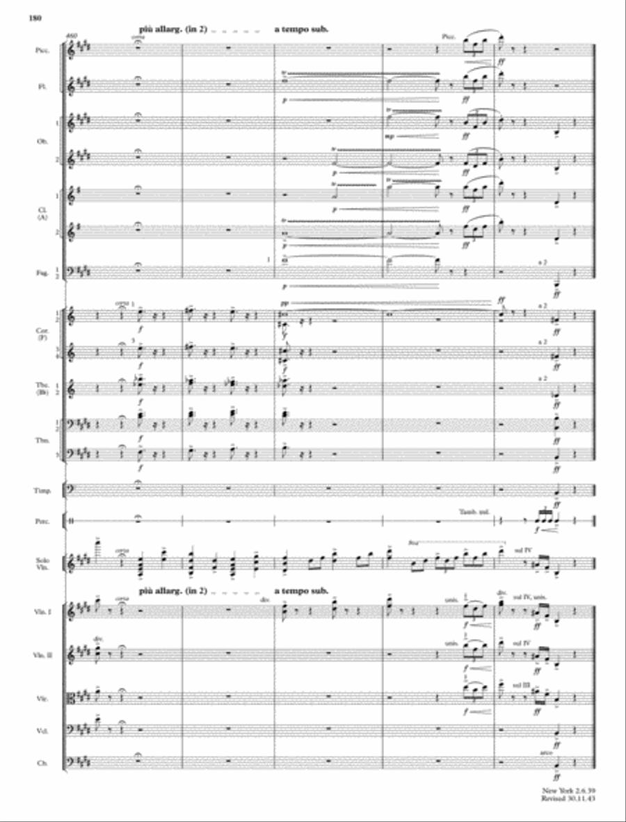 Violin Concerto Orchestra scores gallery preview page 7
