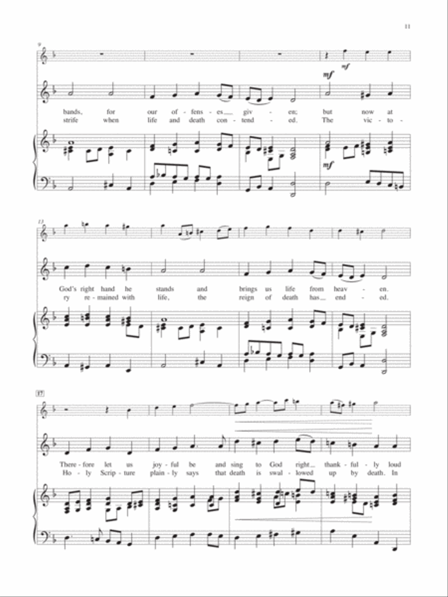 Children of the Heavenly Father: Three Swedish Folk Hymns for Medium Solo Voice Medium Voice scores gallery preview page 5
