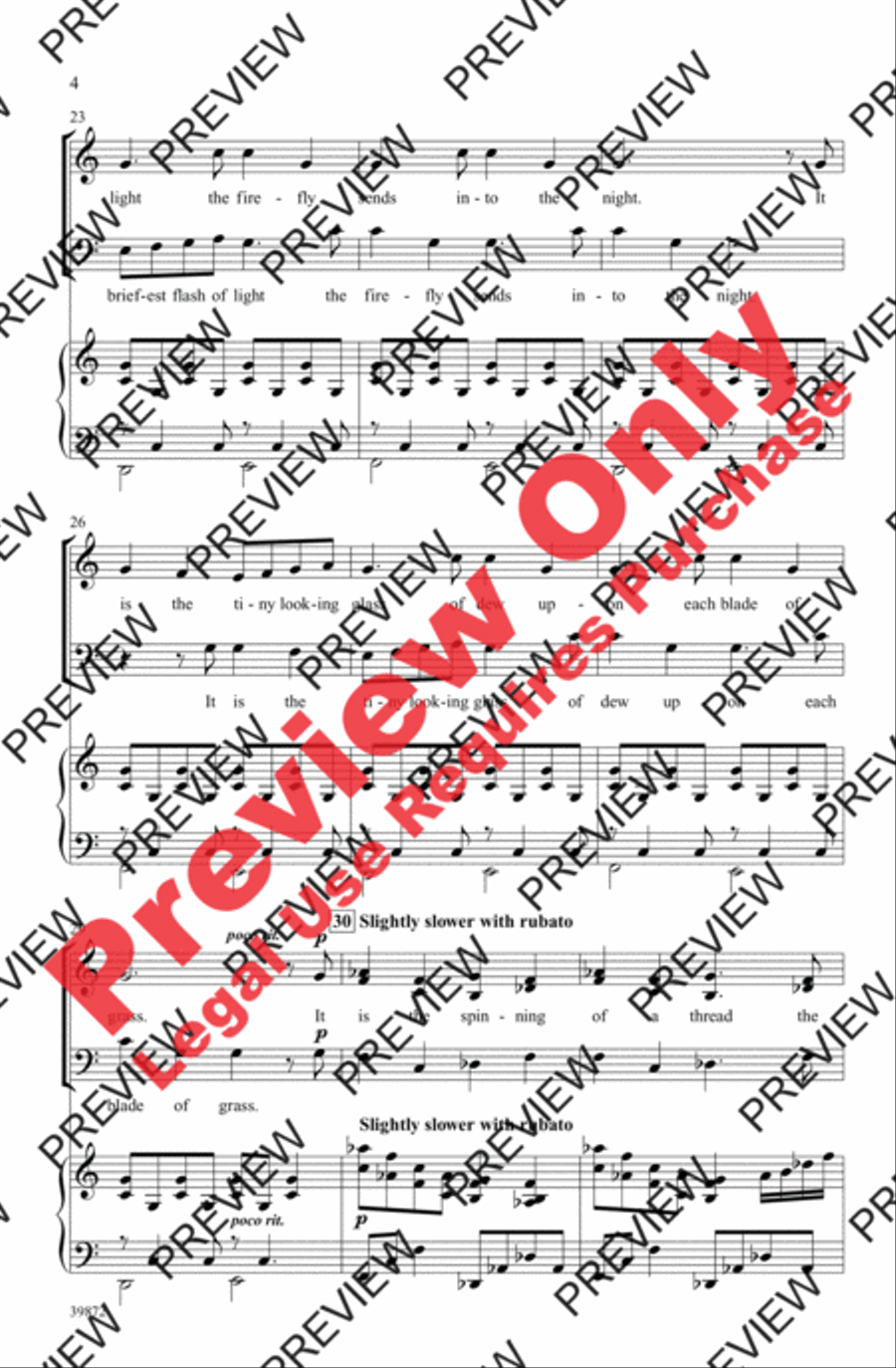 What Is Life? 3-Part scores gallery preview page 4