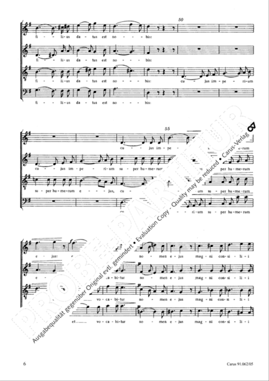 Exsulta filia Sion Exsulta filia Sion 4-Part scores gallery preview page 7