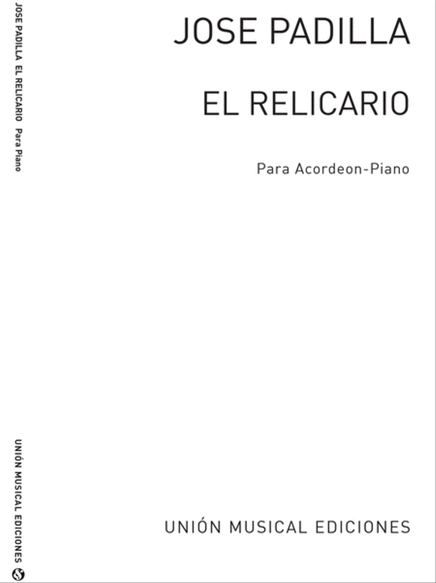 El Relicario, Pasodoble 3/4 (Biok) for Accordion Accordion scores gallery preview page 1