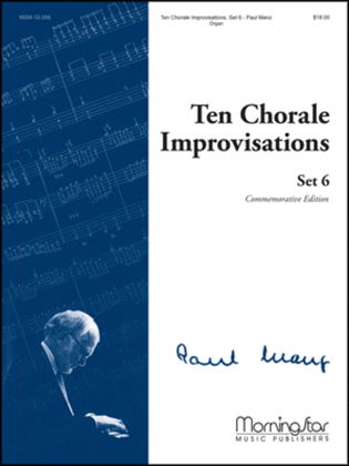 Book cover for Ten Chorale Improvisations, Set 6