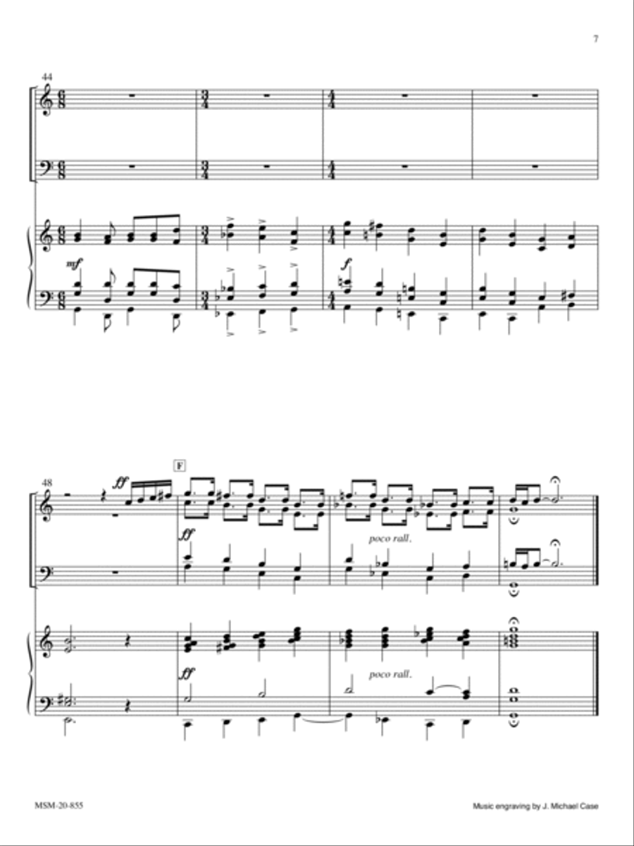 Fanfare Fanfare Organ scores gallery preview page 5