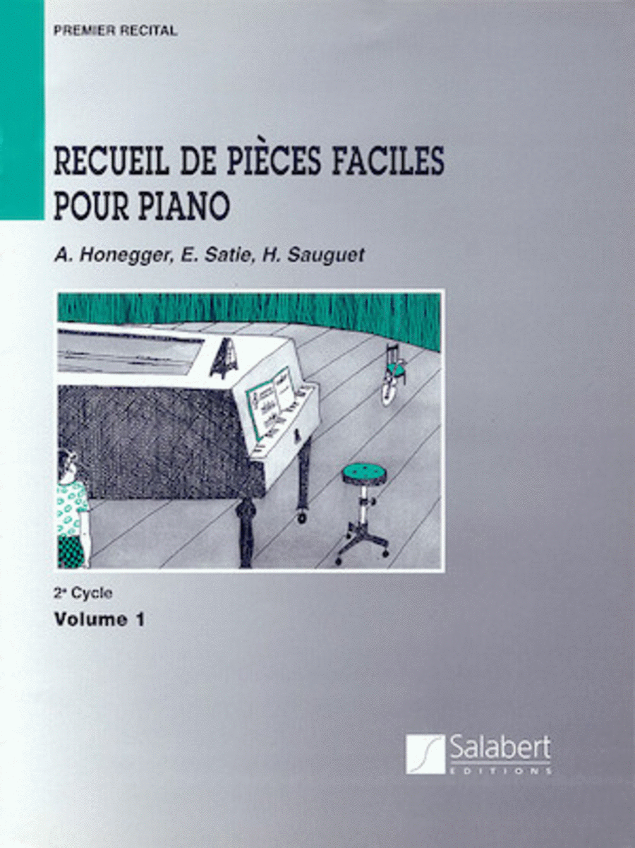 Recueil de Pièces Faciles Pour Piano – Level 2, Volume 1 Easy Piano scores gallery preview page 1