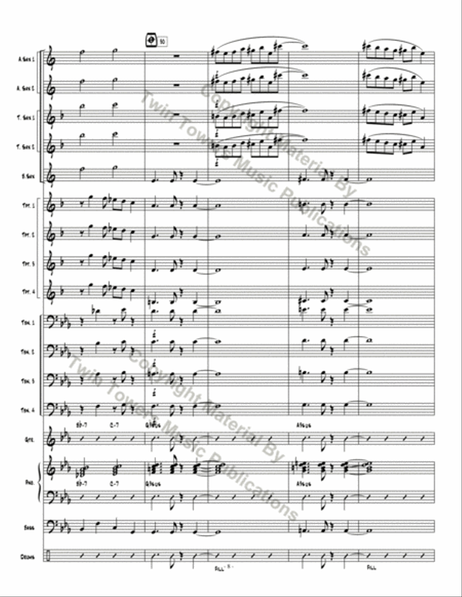 Dakashuffle Jazz Ensemble scores gallery preview page 9