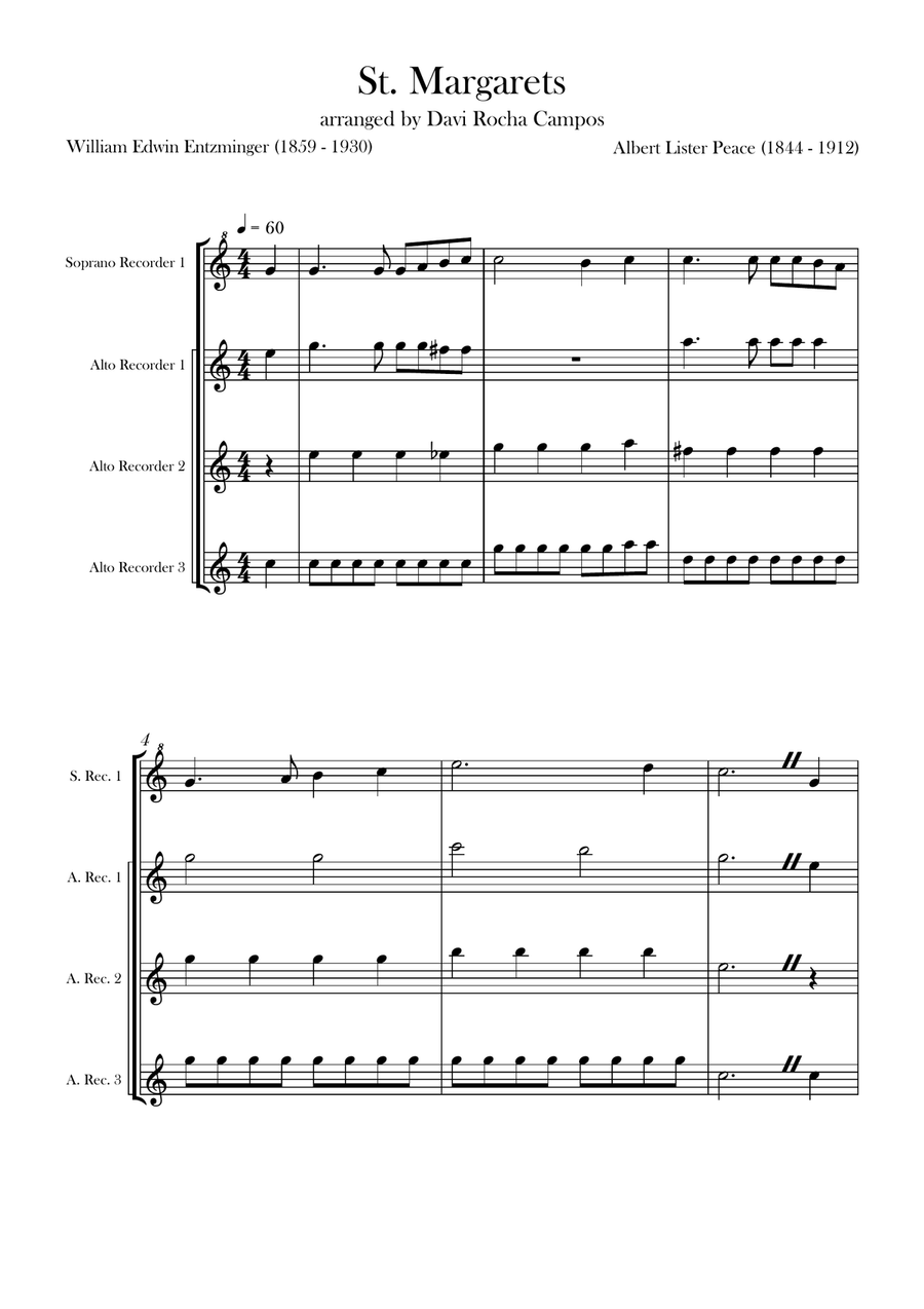 St. Margarets Chamber Music scores gallery preview page 1