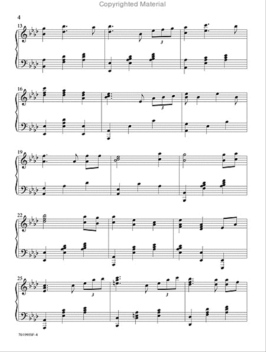 His Sacrifice Piano Solo scores gallery preview page 4