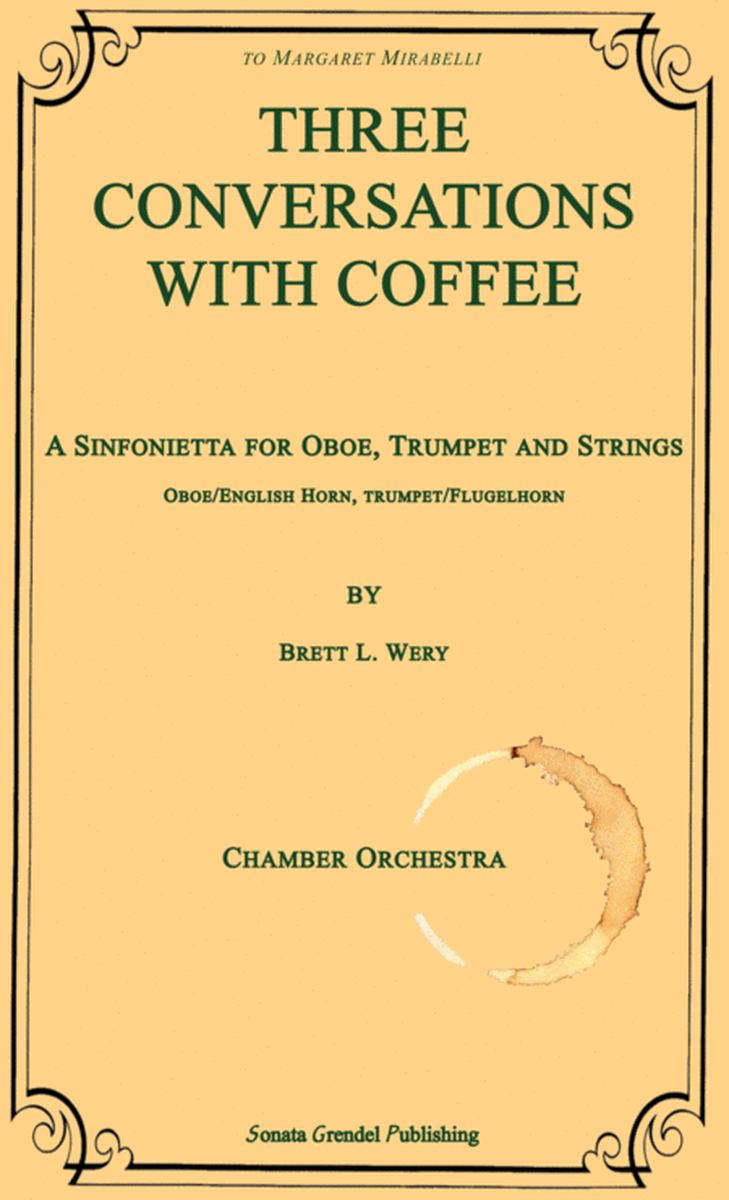 Three Conversations With Coffee (Chamber Orchestra Version) image number null
