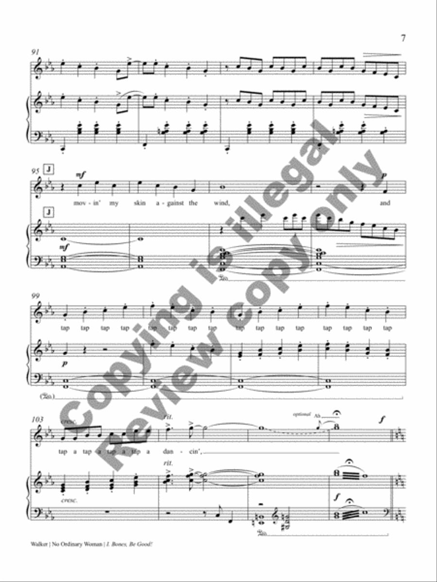 No Ordinary Woman! Soprano Voice scores gallery preview page 9