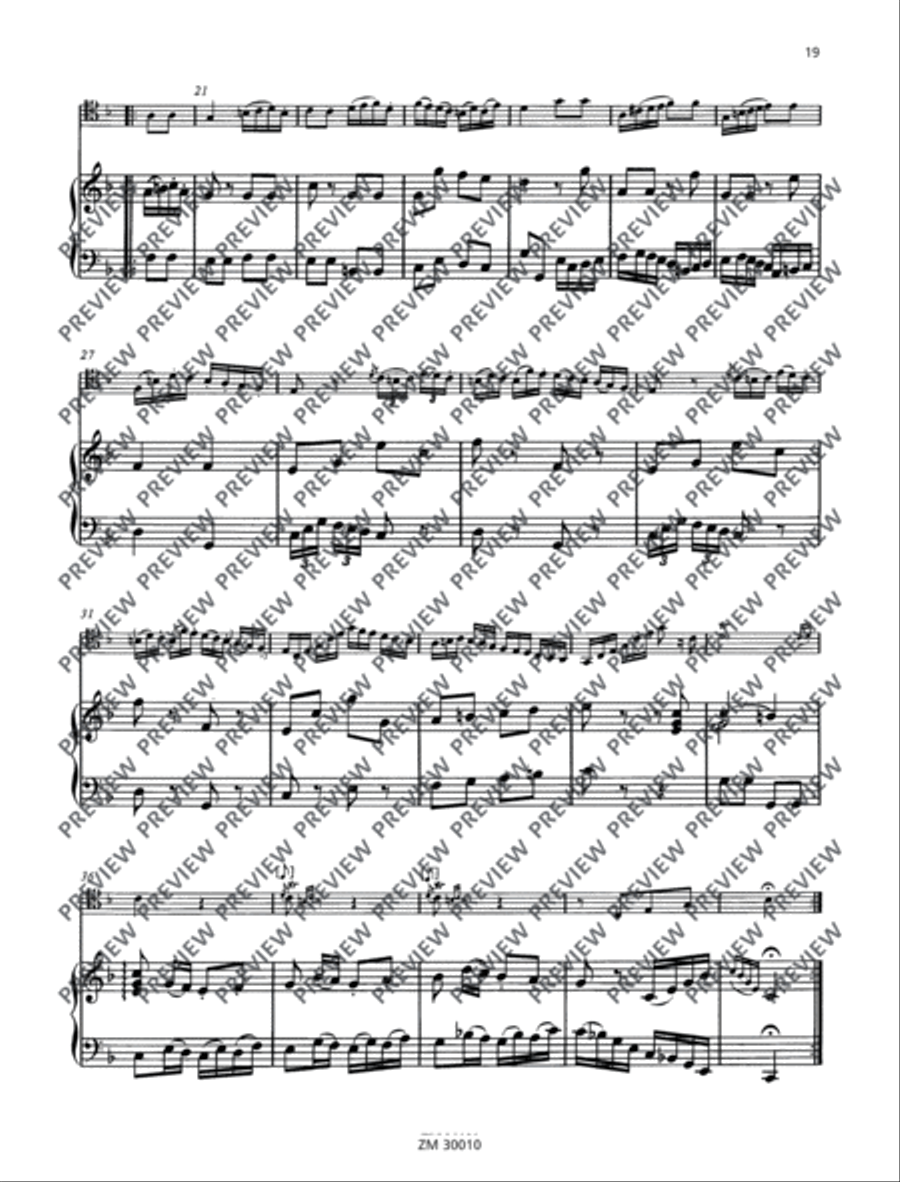 6 Sonatas Bassoon scores gallery preview page 20