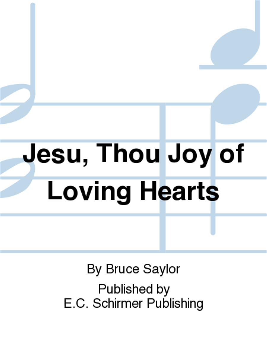 Jesu, Thou Joy of Loving Hearts 4-Part scores gallery preview page 1