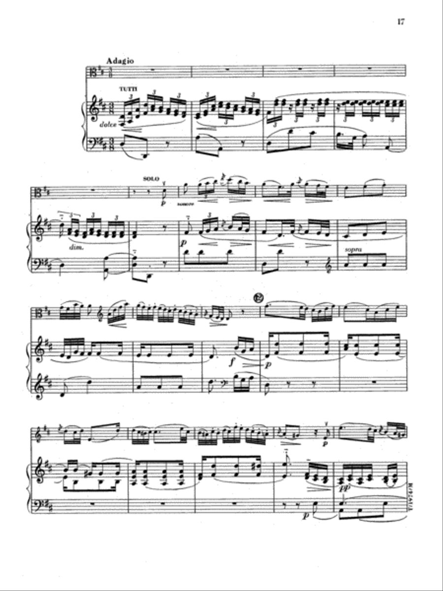 Concerto for Viola and Orchestra Orchestra scores gallery preview page 3