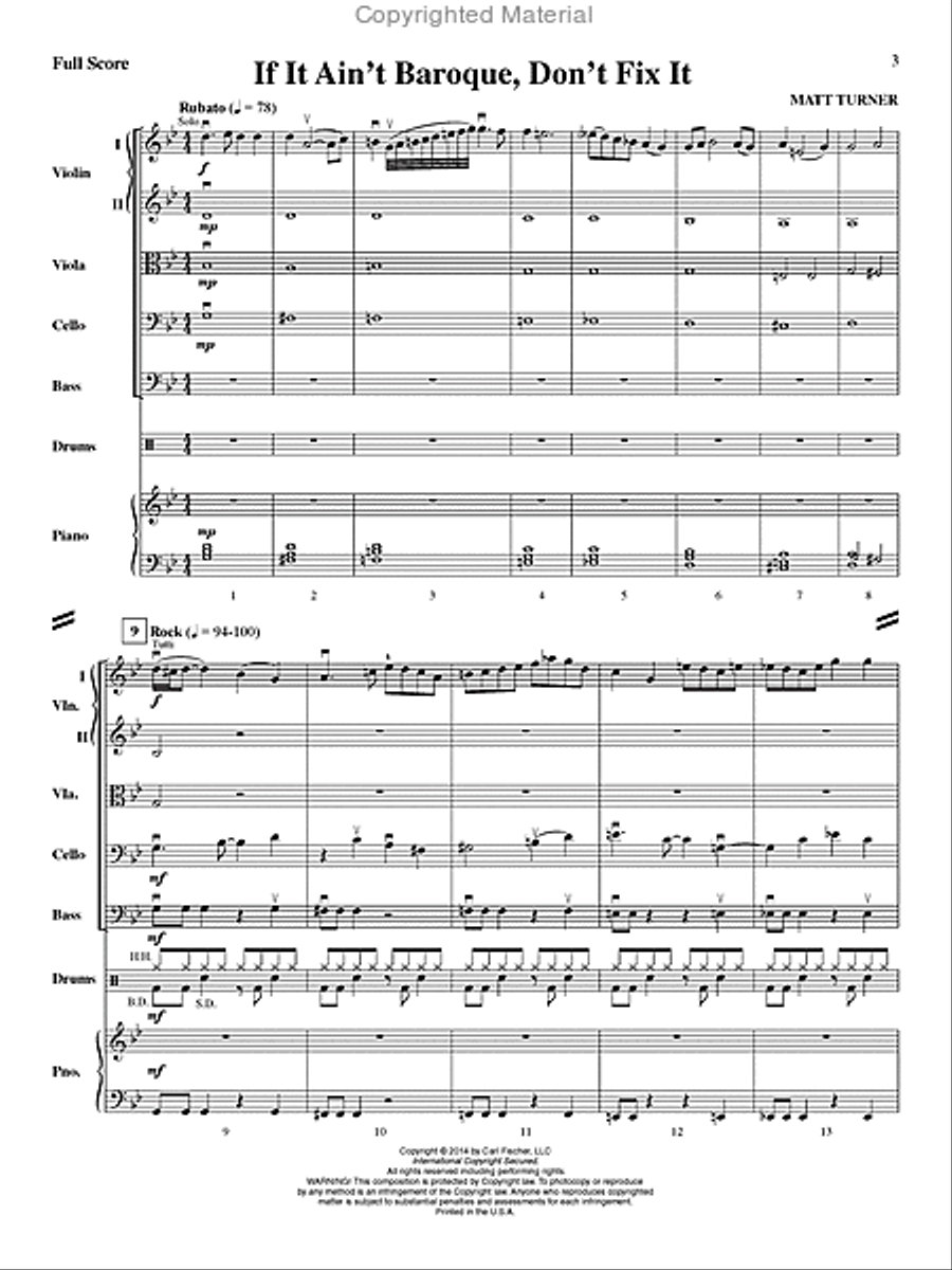 If It Ain't Baroque, Don't Fix It String Orchestra scores gallery preview page 2