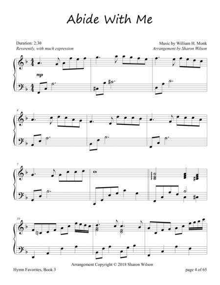 Hymn Favorites, Book 3 - A Collection of Sixteen Piano Solos image number null