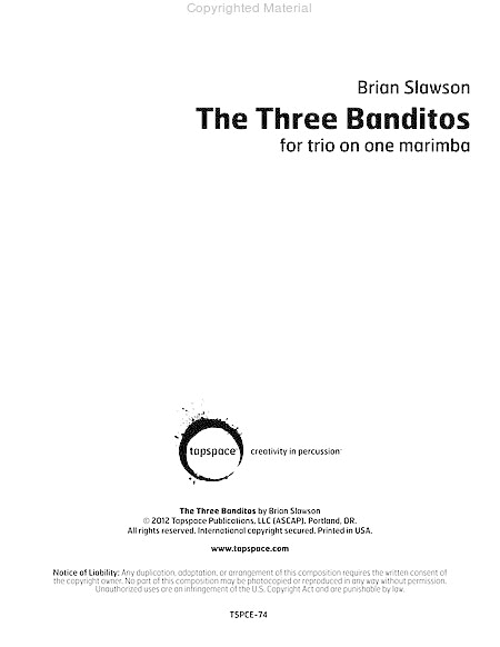Three Banditos, The image number null