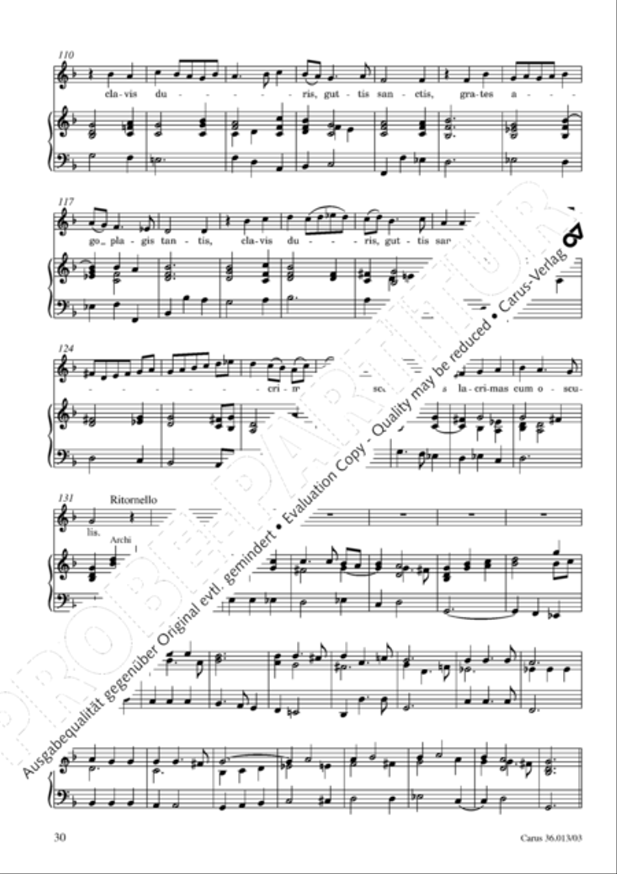 Membra Jesu nostri SSATB scores gallery preview page 31