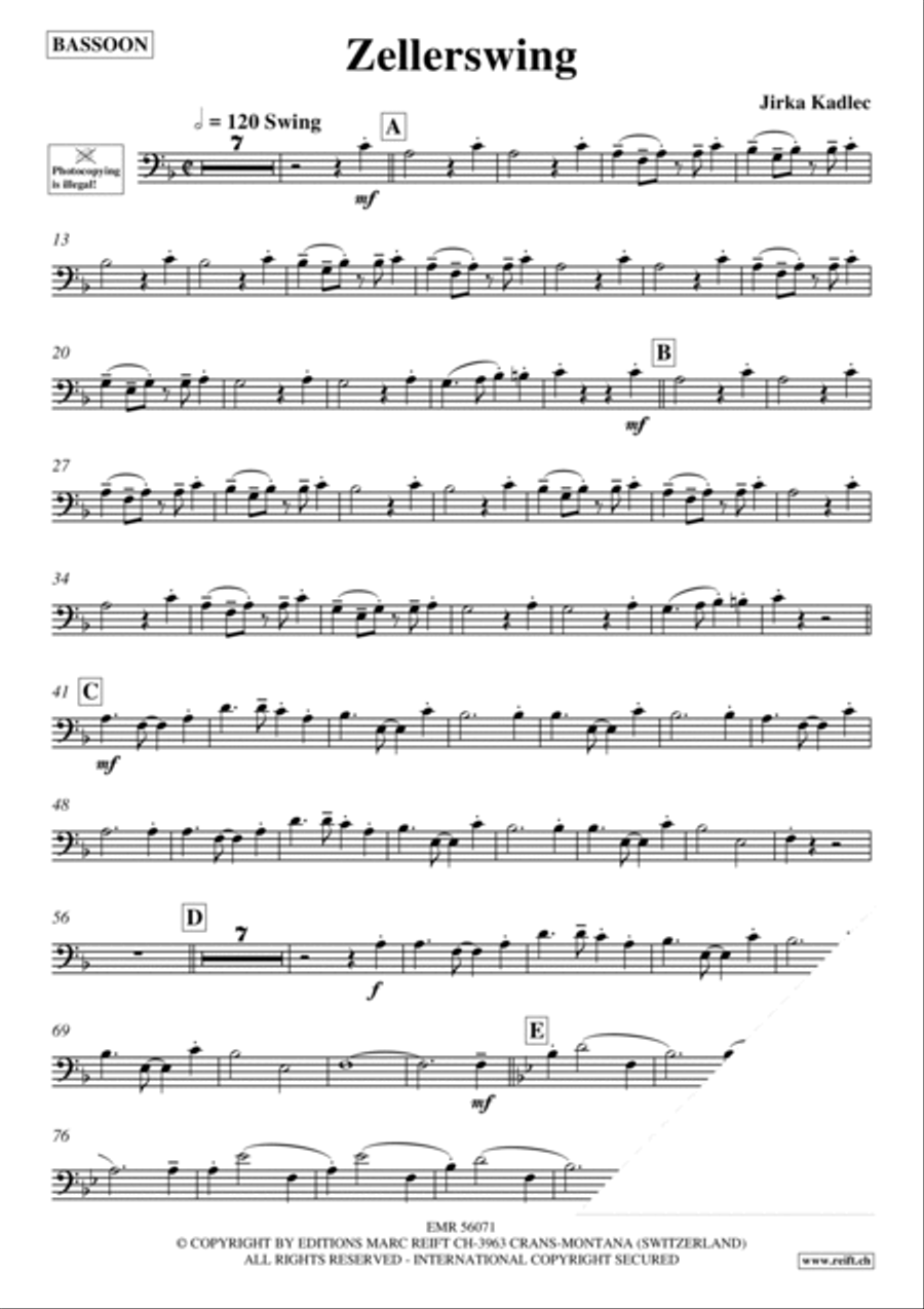 Zellerswing Bassoon Solo scores gallery preview page 3