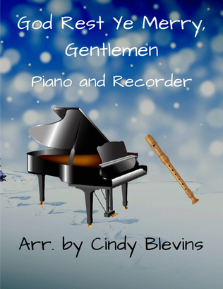 God Rest Ye Merry, Gentlemen, Piano and Recorder
