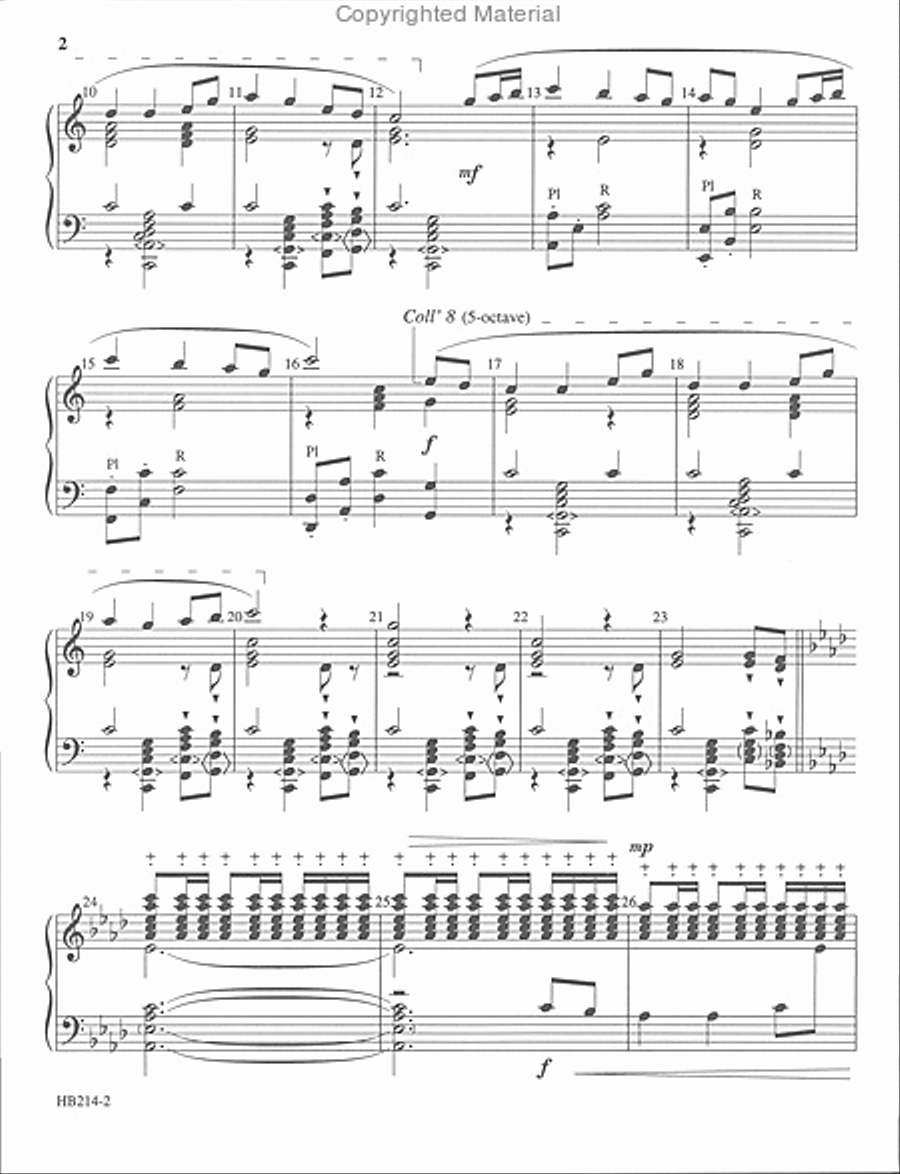 Come, Thou Fount of Every Blessing - Littleton 5-Octaves scores gallery preview page 3