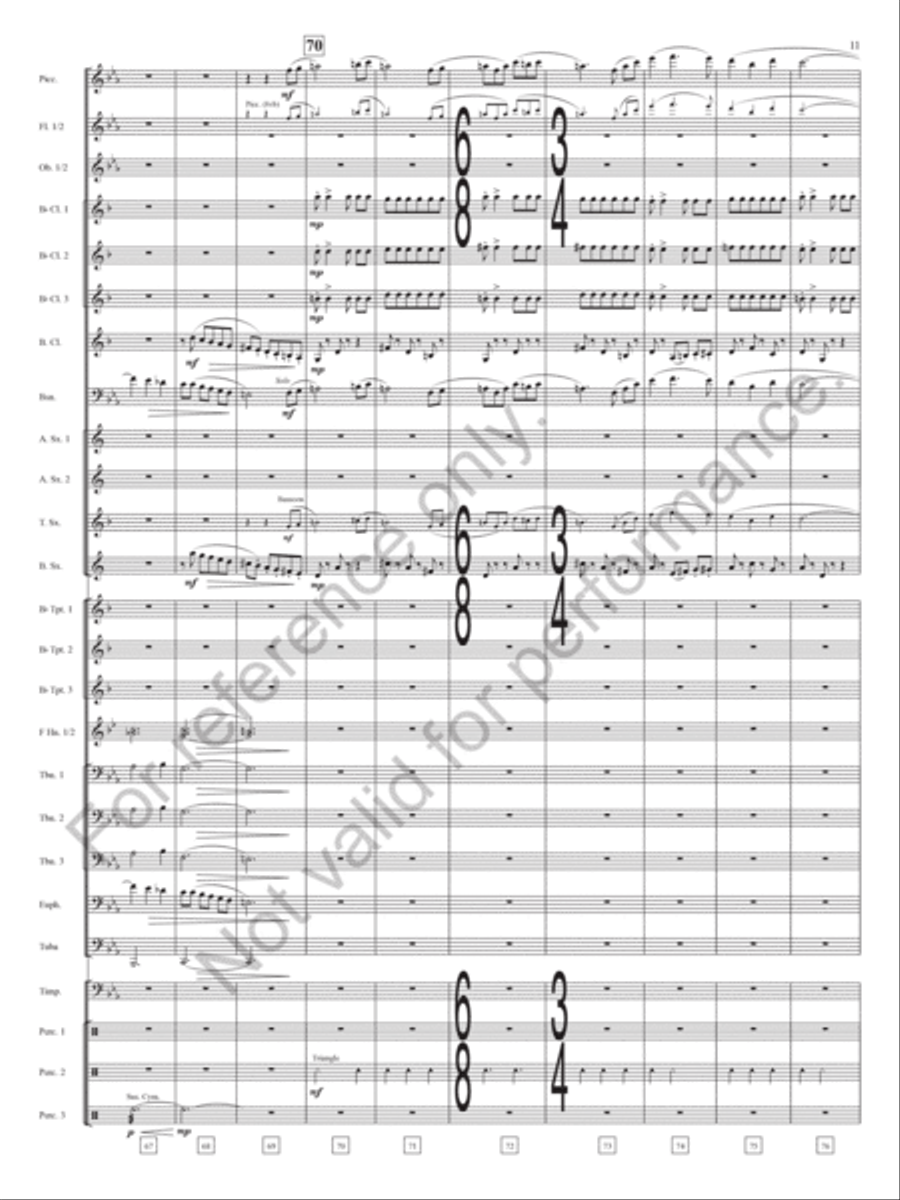 Keynote Address Keynote Address Concert Band scores gallery preview page 12