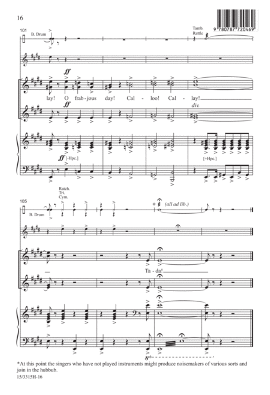 Jabberwocky SSA scores gallery preview page 16