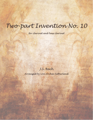 Book cover for Two-Part Invention No. 10