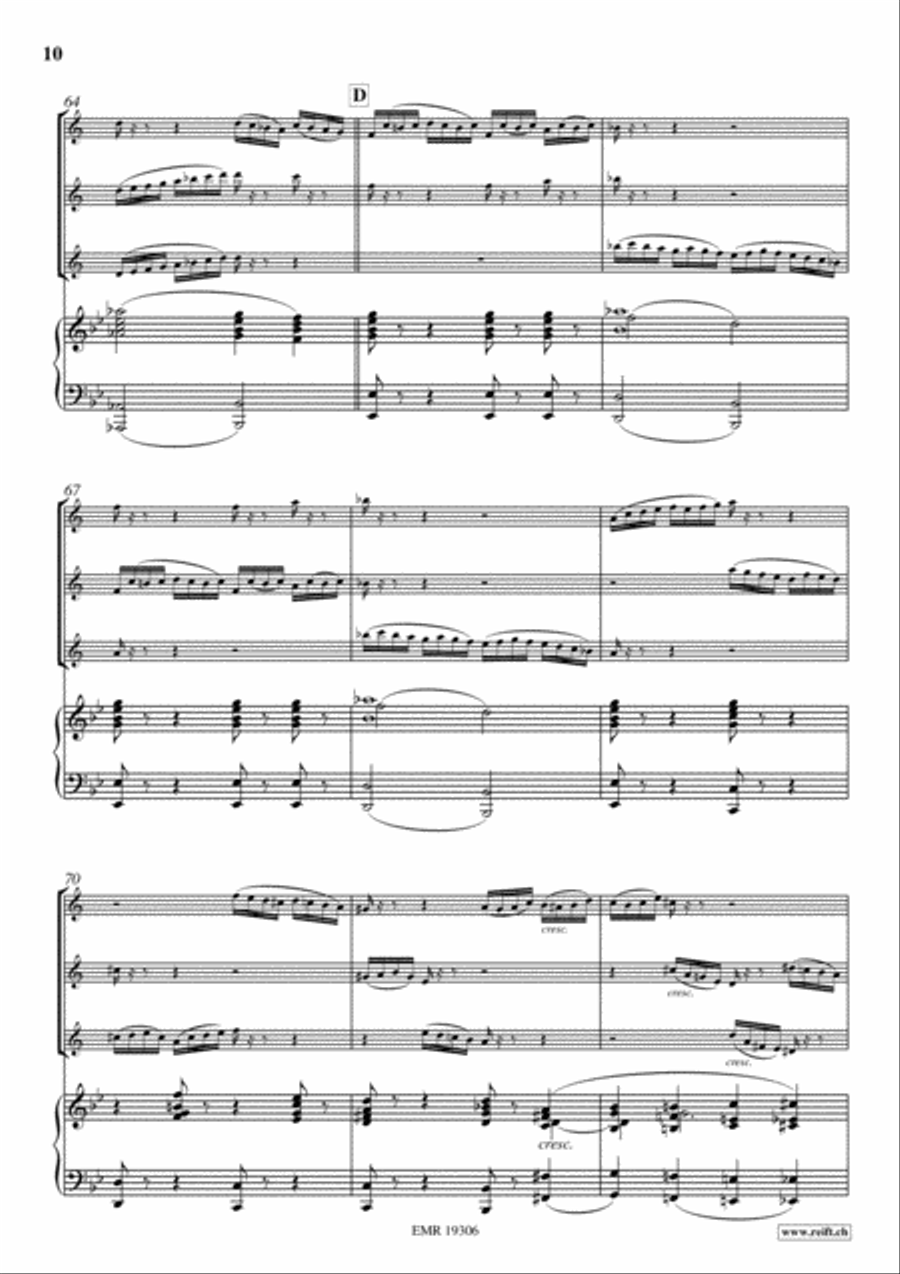 Moto Perpetuo Trumpet Trio scores gallery preview page 11
