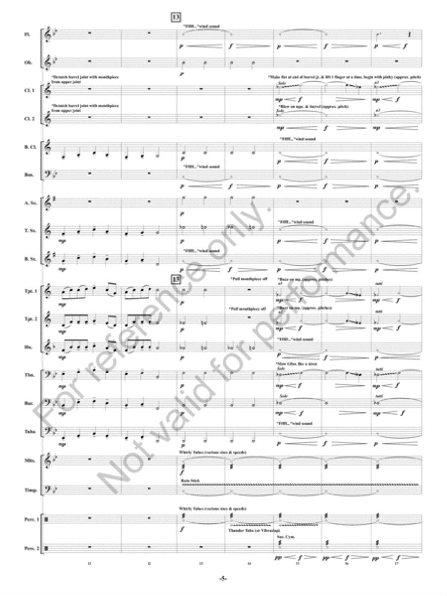 Tornado Alley Tornado Alley Concert Band scores gallery preview page 6