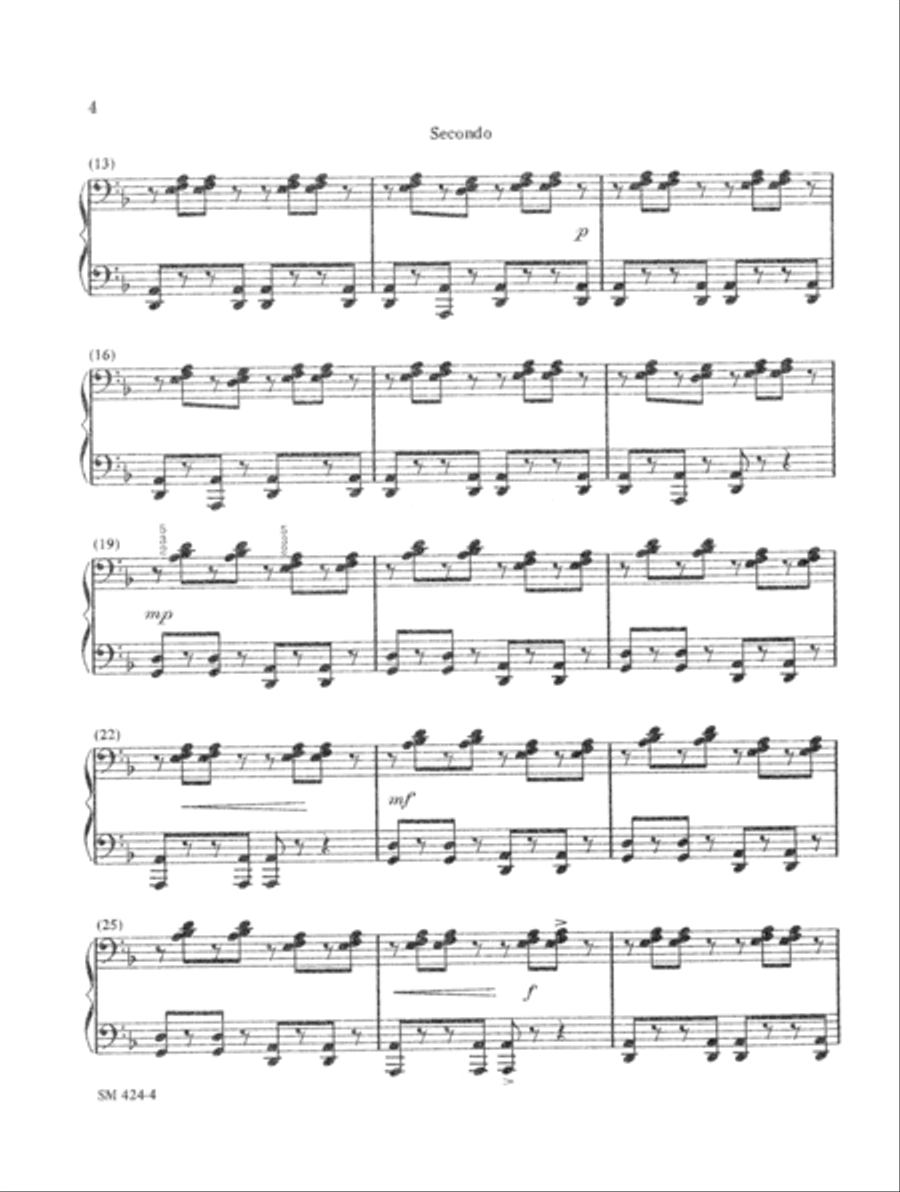 Romanian Rhapsody Piano Duet scores gallery preview page 4