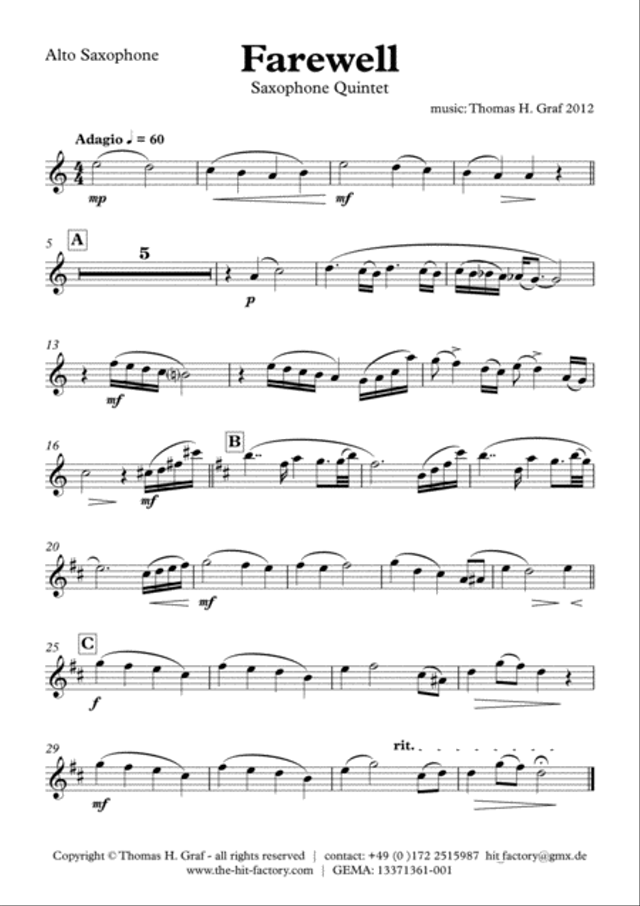 Sad shop saxophone music