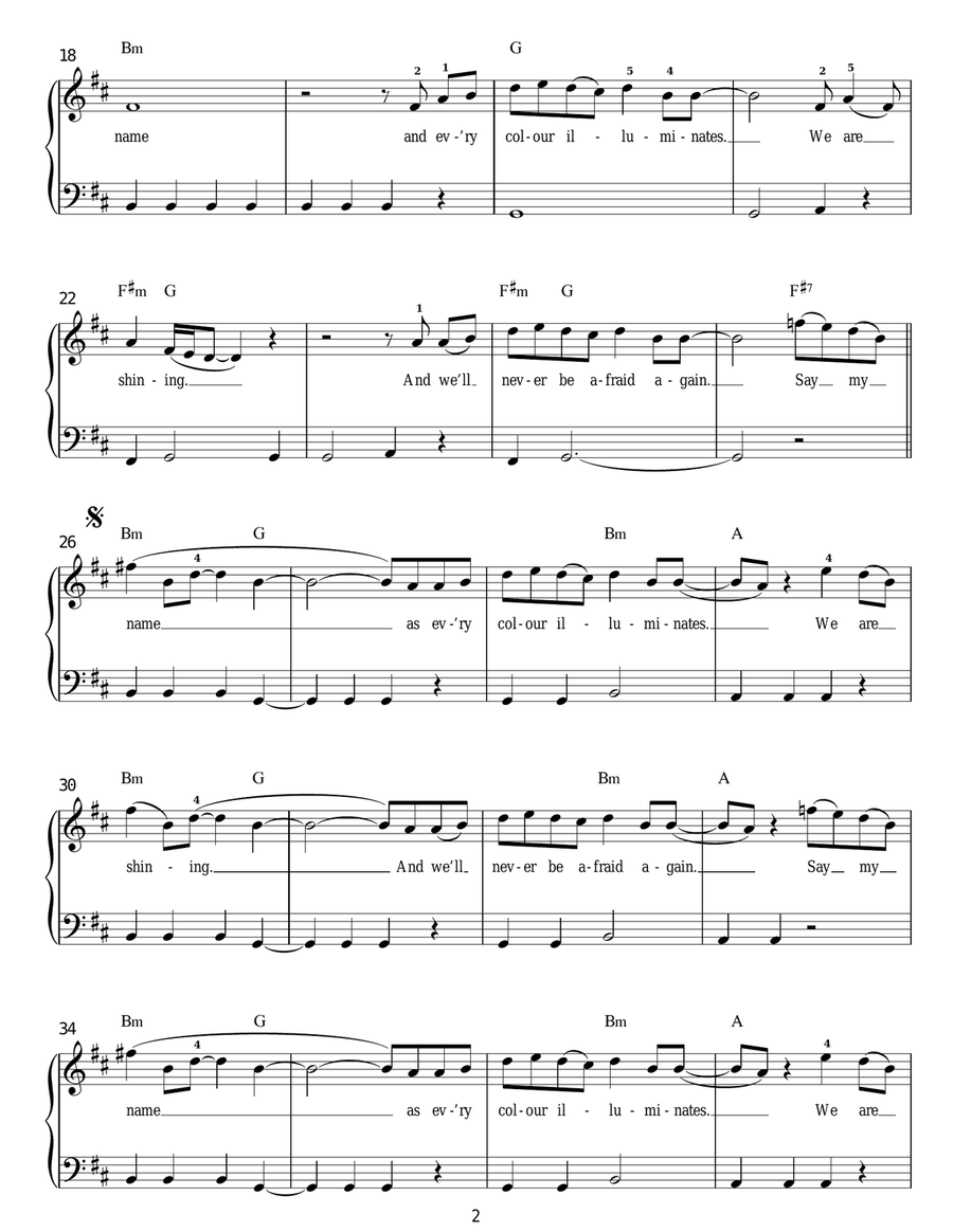 Spectrum Spectrum Easy Piano scores gallery preview page 2