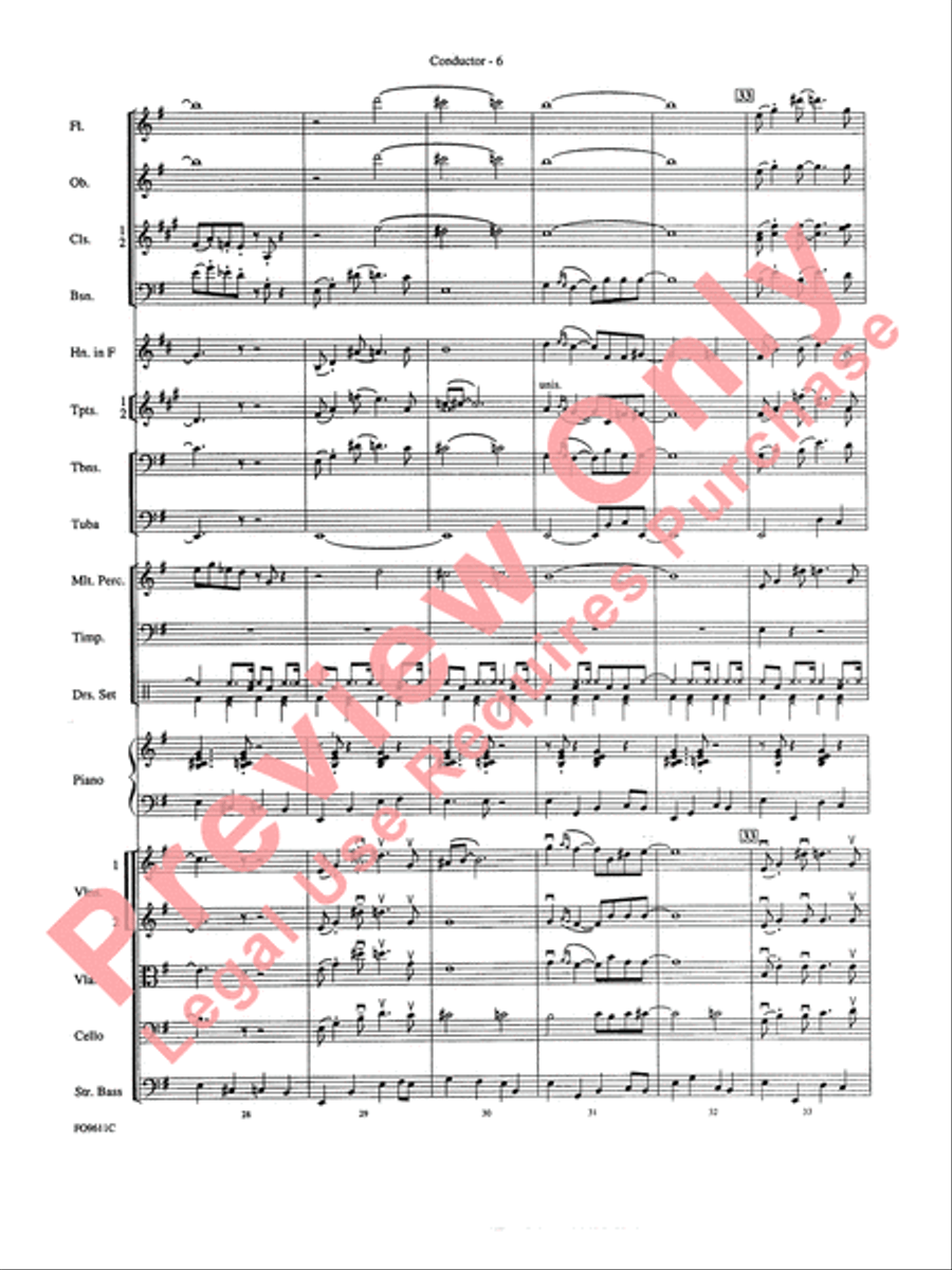 The James Bond Theme Full Orchestra scores gallery preview page 8