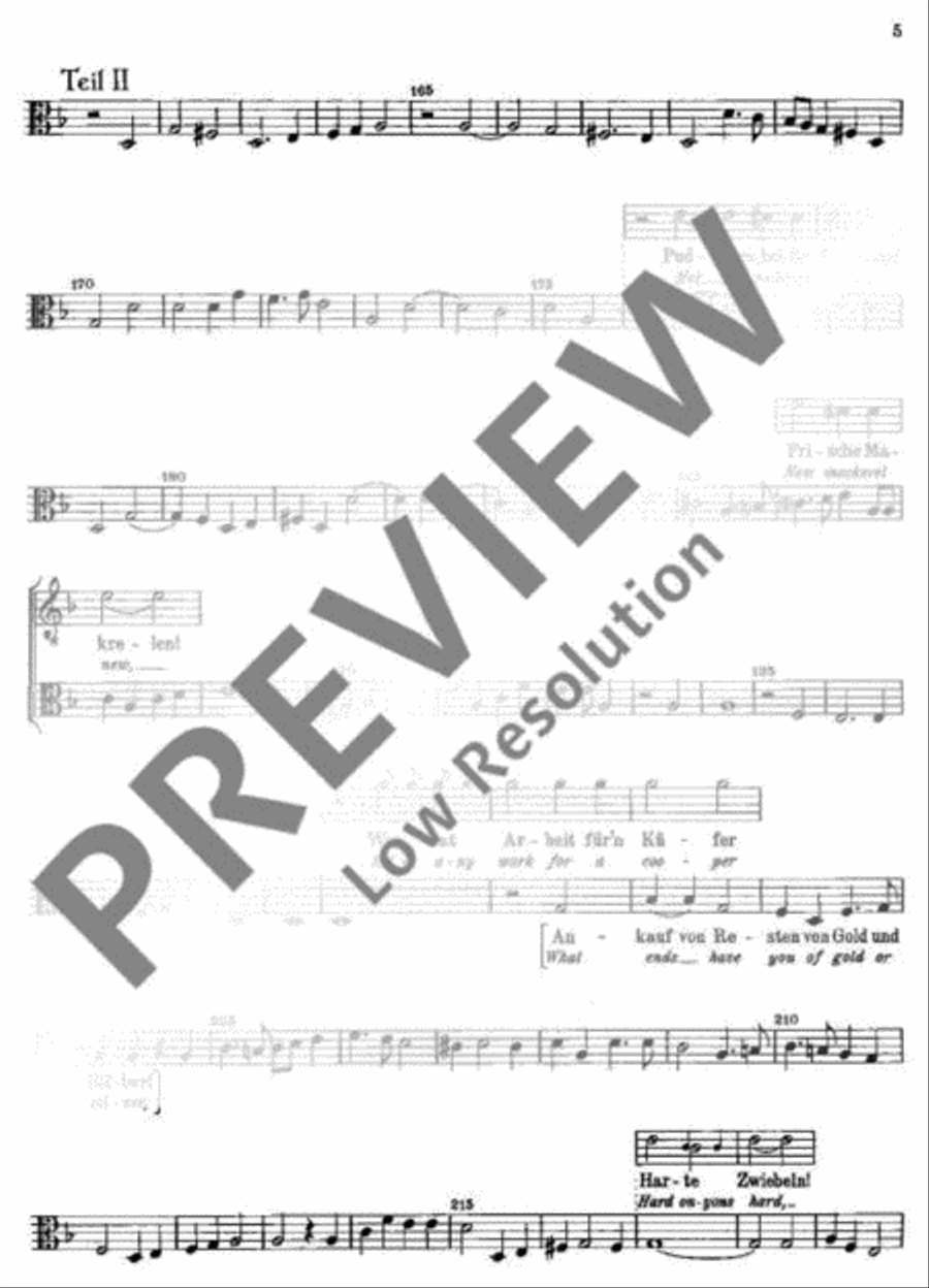 Londoner Straßenrufe Viola scores gallery preview page 6