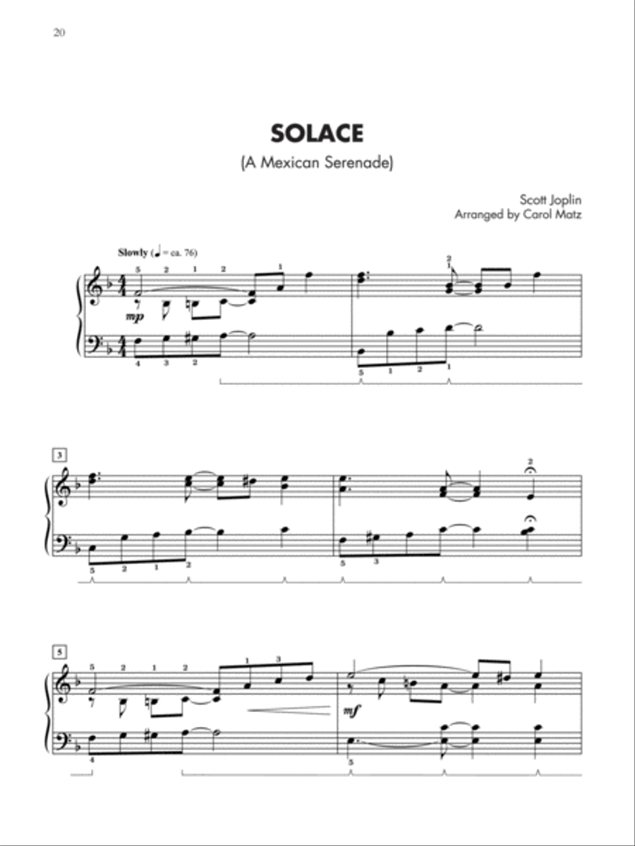 Joplin for Students, Book 3 Piano Method scores gallery preview page 5