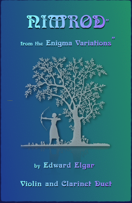 Book cover for Nimrod, from the Enigma Variations by Elgar, Violin and Clarinet Duet
