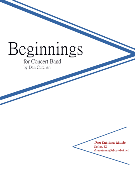 Band - "Beginnings" for Concert Band image number null