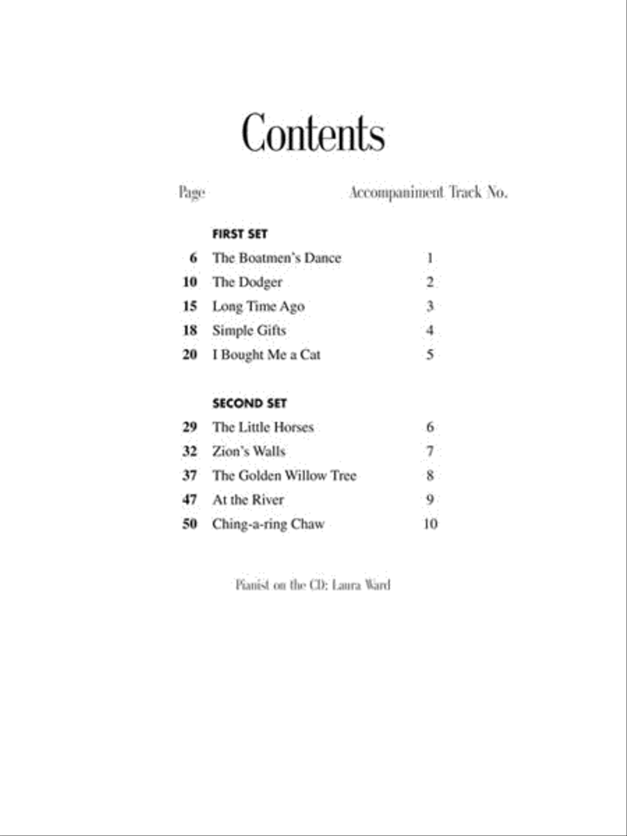 Aaron Copland: Old American Songs Complete Low Voice scores gallery preview page 4