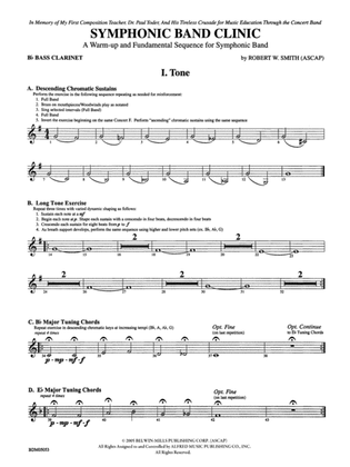 Symphonic Band Clinic: B-flat Bass Clarinet