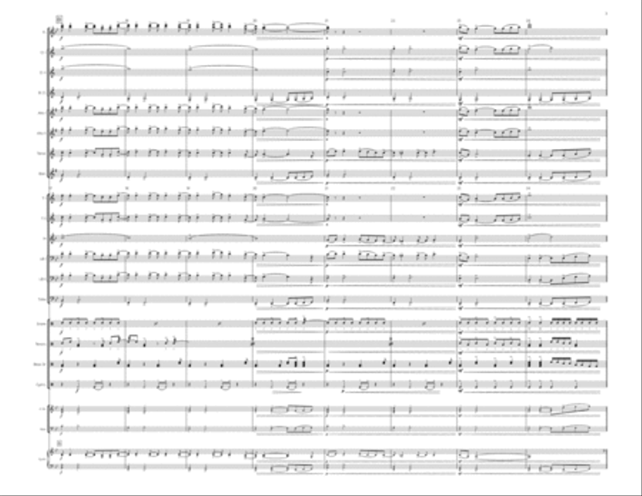 Learn To Fly Marching Band scores gallery preview page 3
