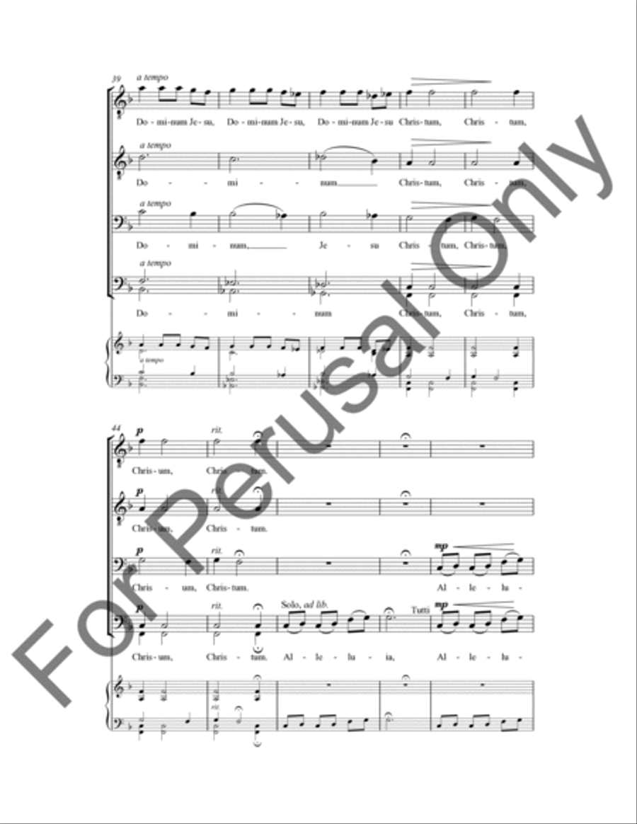 O Magnum Mysterium TTBB scores gallery preview page 6