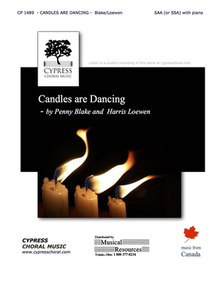 Book cover for Candles are Dancing