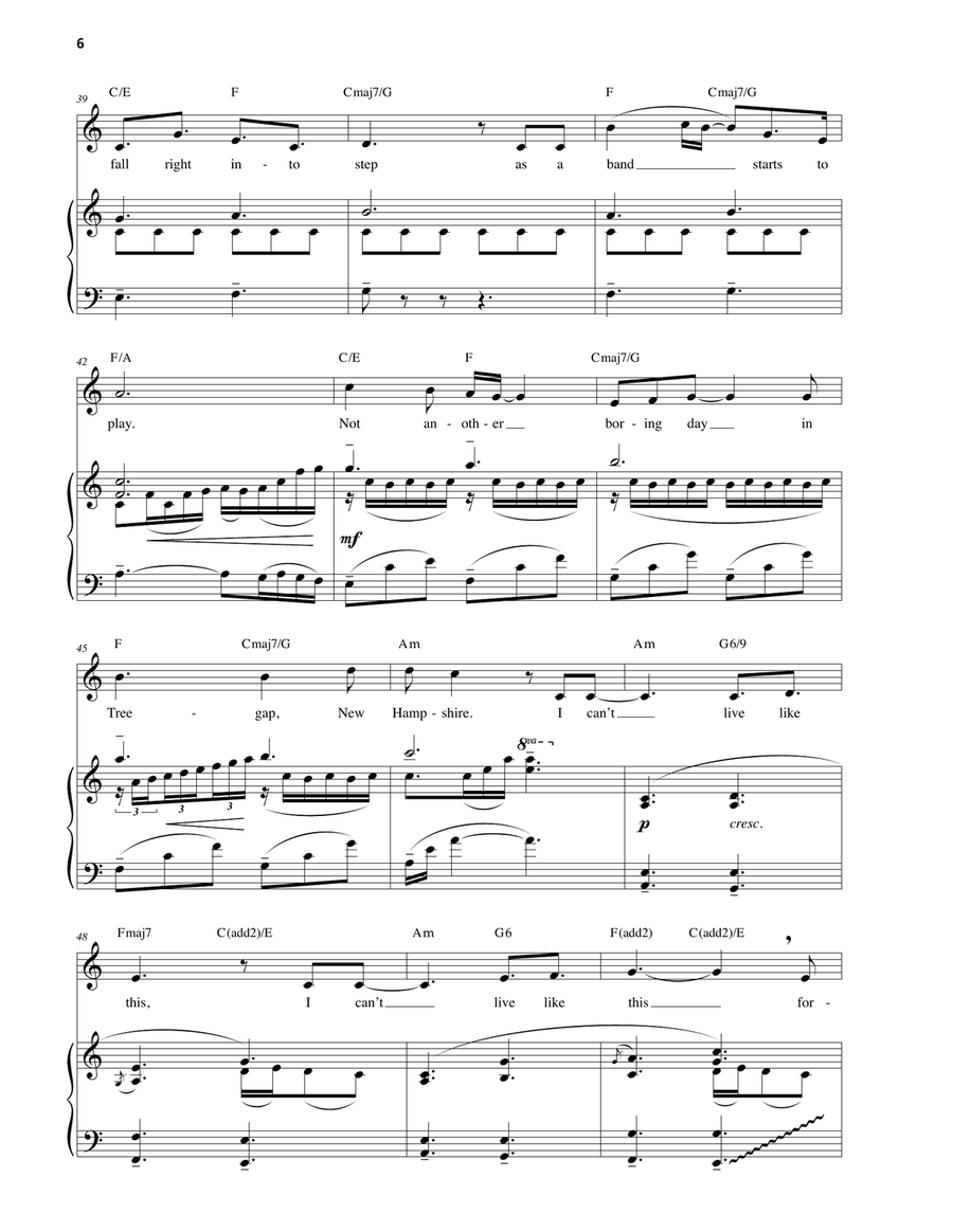 Live Like This Live Like This Piano, Vocal scores gallery preview page 4