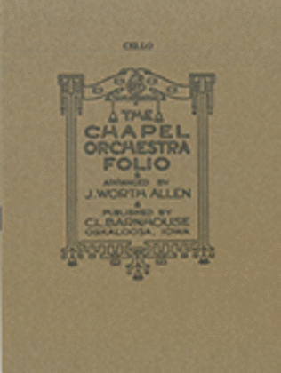 Book cover for Chapel Orchestra Folio