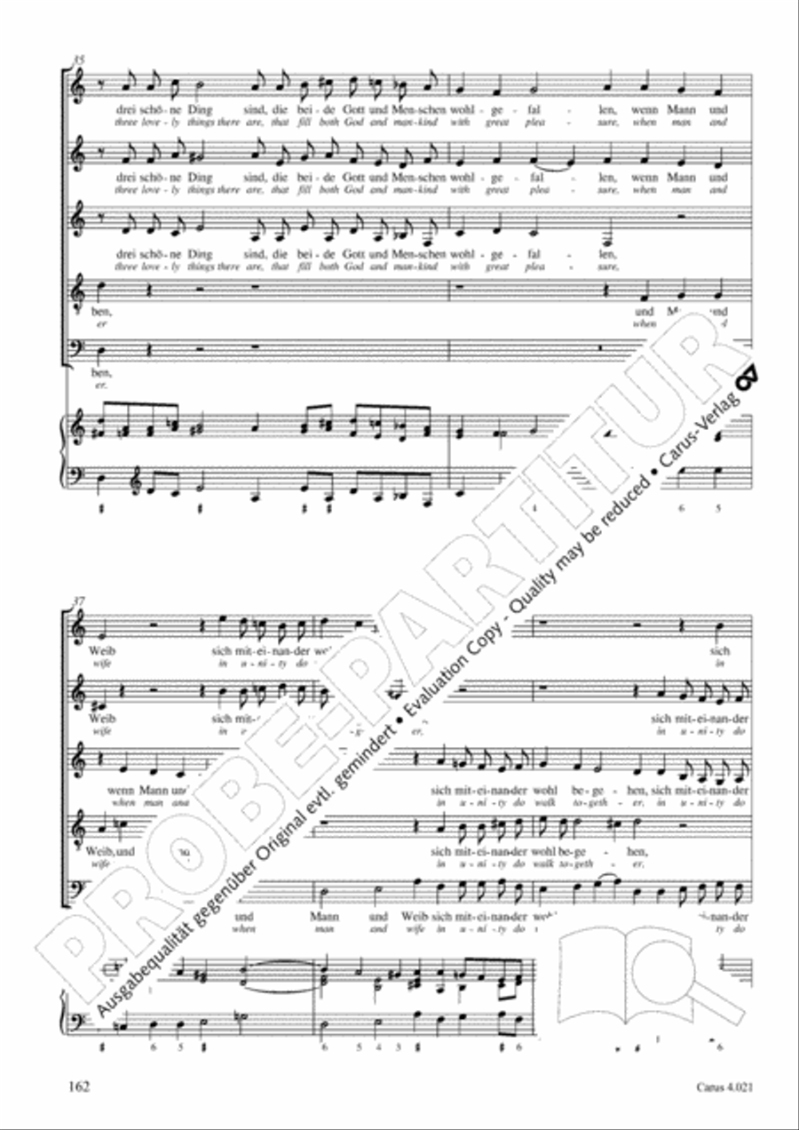 Schein: Israelsbrunnlein. Fontana d'Israel. Complete edition Choir scores gallery preview page 169