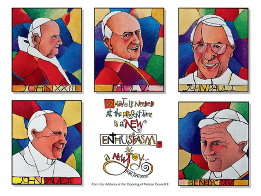 The Popes Since Vatican II poster