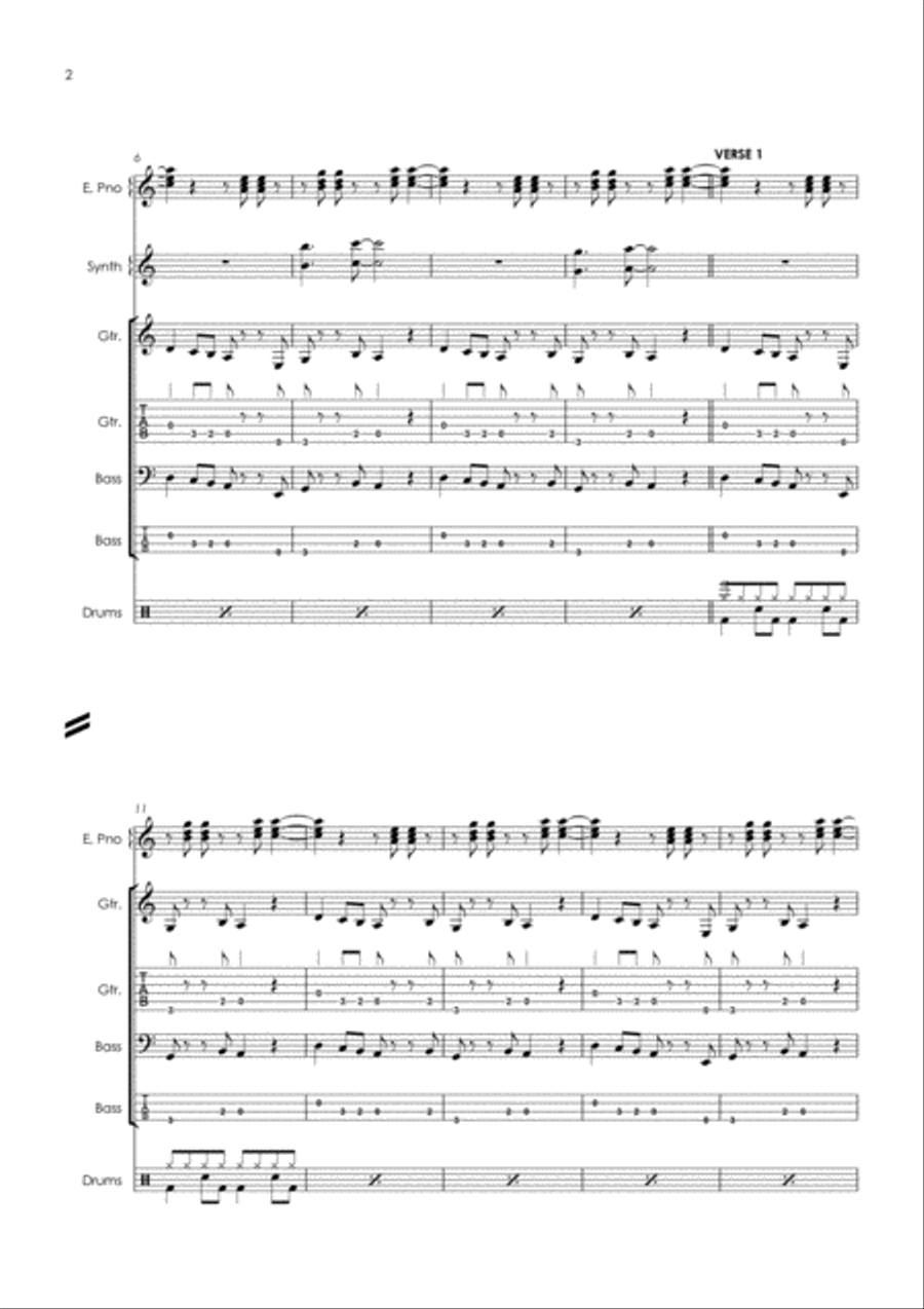 Super Freak Super Freak Bass Guitar scores gallery preview page 3