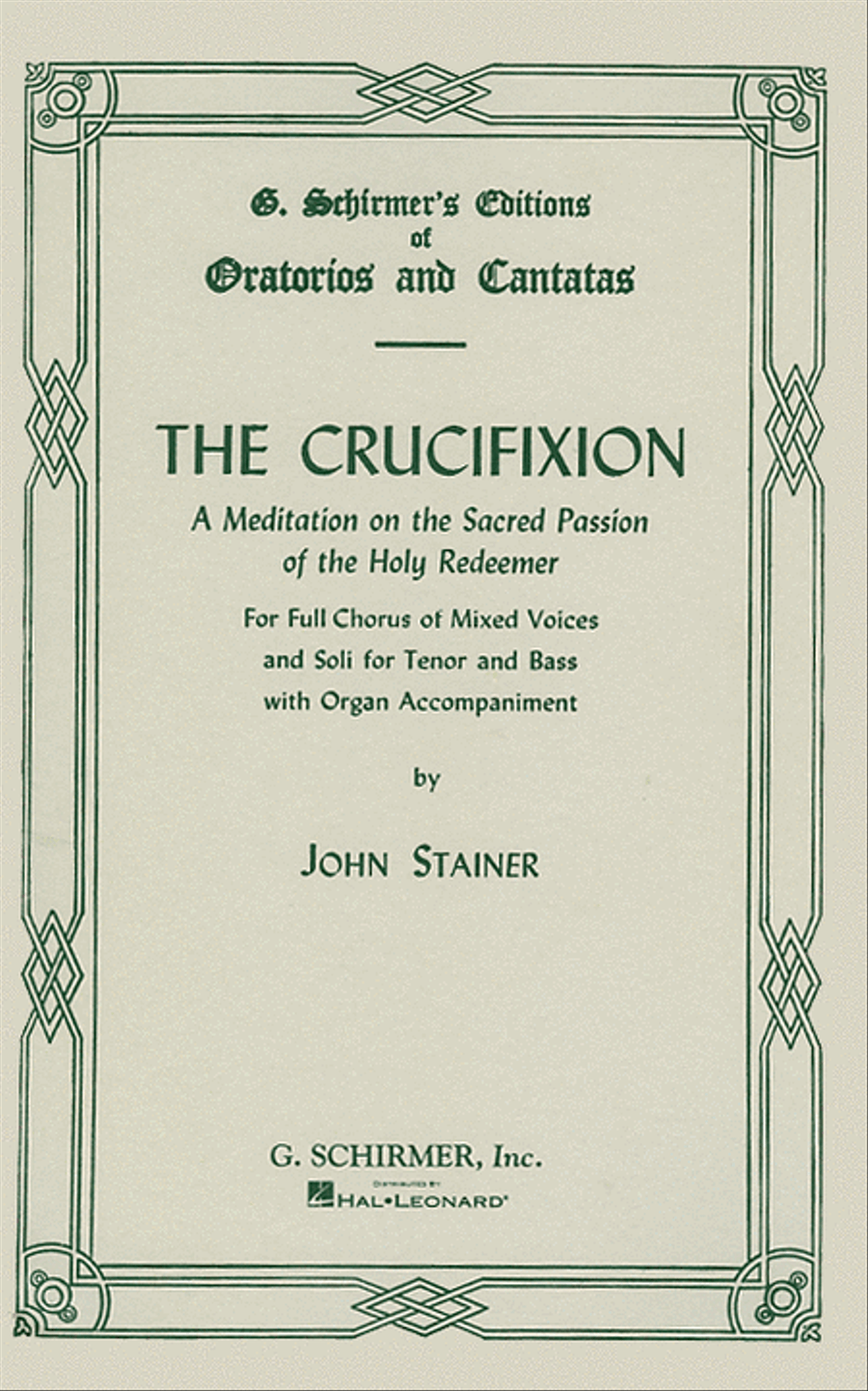 Crucifixion 4-Part scores gallery preview page 1