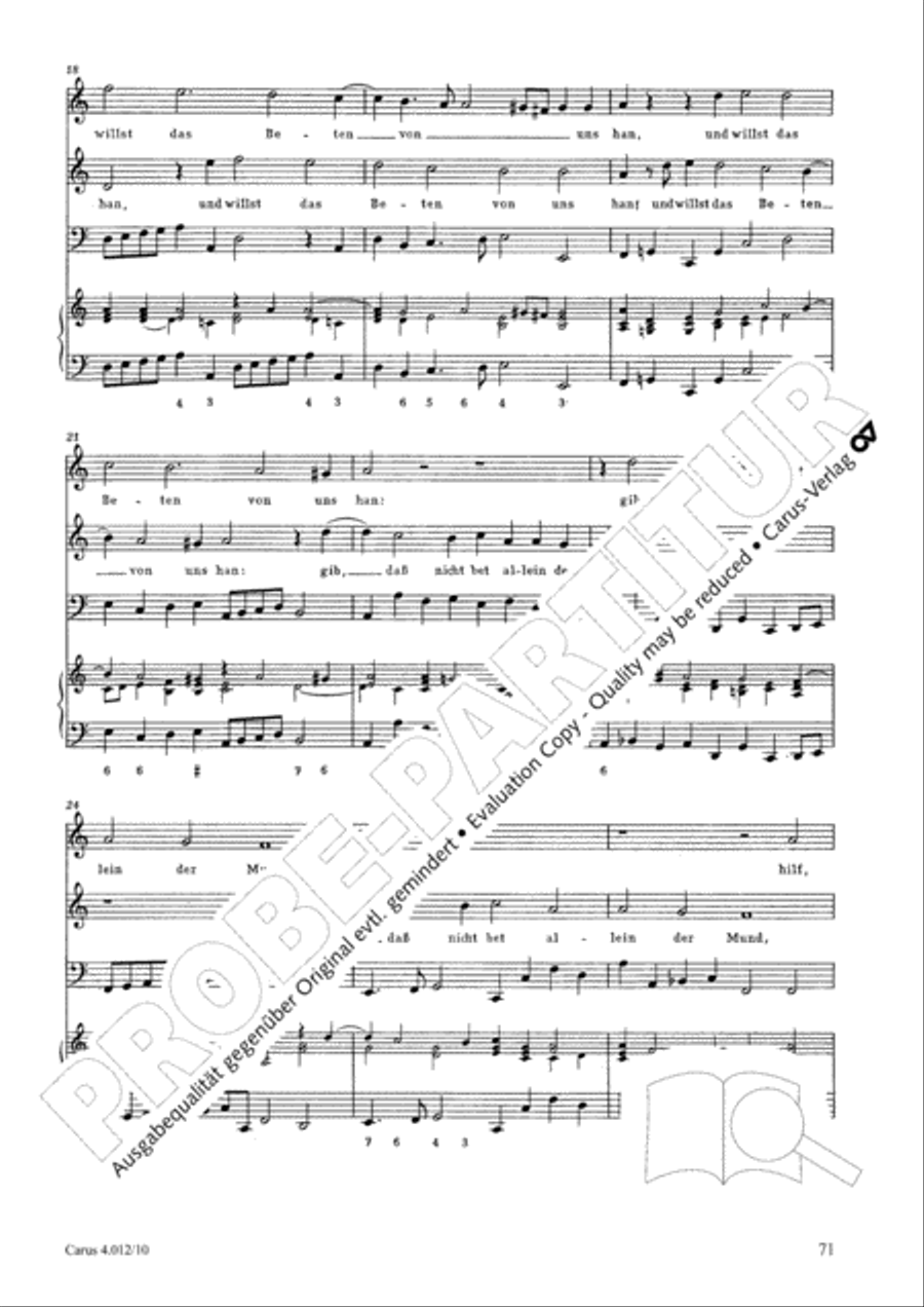 Opella Nova I. Teil 1618 Opella Nova I. Teil 1618 Collection / Songbook scores gallery preview page 72