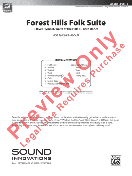 Forest Hills Folk Suite image number null